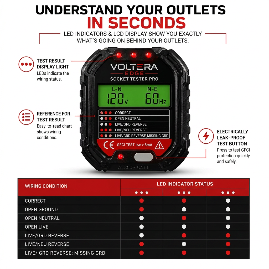 Voltera Edge Socket Tester Pro